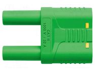 Connector: 4mm banana; stackable safety shunt; 32A; 1kVAC SCHÜTZINGER
