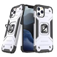 Wozinsky Ring Armor Case Kickstand Tough Rugged Cover for iPhone 13 Pro silver, Wozinsky