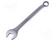 Wrench; combination spanner; 17mm; Overall len: 225mm; tool steel 