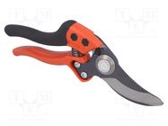 Garden pruner; steel; Ø30mm max; Handle material: composite; M BAHCO