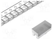 LED; SMD; 0402; green; 4.5÷15mcd; 1x0.5x0.4mm; 150°; 2.2÷2.6V; 20mA 