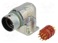 Connector: M23; socket; PIN: 12; male; soldering; angled 90°; 7A LAPP