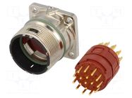 Connector: M23; socket; PIN: 17; male; soldering; straight; IP68 LAPP