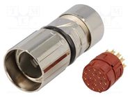 Connector: M23; plug; PIN: 17; female; soldering; for cable; 7A; IP68 LAPP