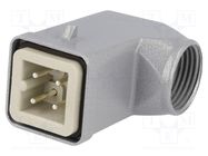 Connector: HDC; plug; male; EPIC KIT; PIN: 4; 3+PE; size H-A 3; M20 LAPP