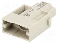 Connector: HDC; module; male; 100A; 830V; Han-Modular®; PIN: 1 HARTING