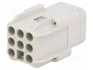 Connector: HDC; contact insert; female; EPIC H-D; PIN: 8; 10A; 60V LAPP