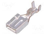 Contact; female; silver plated; 1÷2.5mm2; 16AWG÷14AWG; crimped TE Connectivity