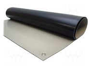 Mat: bench; ESD; grey; L: 1.2m; Width: 0.6m; Thick: 2mm; rubber COBA EUROPE