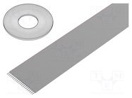 Wire: ribbon; 1.27mm; stranded; Cu; unshielded; PVC; grey; 30.5m 3M