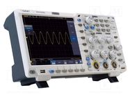 Oscilloscope: digital; Ch: 2; 200MHz; 1Gsps; 40Mpts; LCD TFT 8" OWON