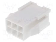 Connector: wire-wire; plug; male; Mini-Fit Jr; 4.2mm; PIN: 6 MOLEX