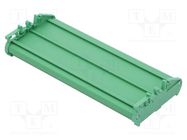 Enclosure: enclosure base; Y: 72mm; X: 200mm; Z: 28.7mm; green DEGSON ELECTRONICS