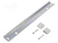 DIN rail; steel; zinc; L: 275mm; W: 35mm; for enclosures; TS35 x 7.5 SPELSBERG