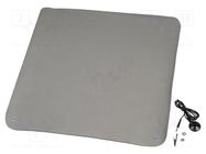 Mat: bench; ESD; grey (bright); L: 0.6m; Width: 0.6m; Thick: 2mm STATICTEC