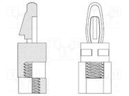 PCB distance; polyamide 66; L: 12.7mm; Plate mount.hole dia: 4mm DREMEC