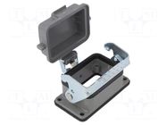 Enclosure for connectors: HDC; straight; size D6B; with latch DEGSON ELECTRONICS