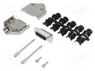 D-Sub; PIN: 15; female; straight; screw terminal; for cable Amphenol Communications Solutions