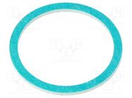 Gasket; composite; Thk: 2mm; Øint: 28.3mm; Øout: 33.5mm; PG21 HUMMEL