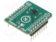 Click board; prototype board; Comp: MMC5883MA; 3.3VDC MIKROE