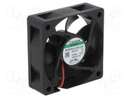 Fan: DC; axial; 24VDC; 60x60x20mm; 28.03m3/h; 21dBA; Vapo; 3100rpm SUNON