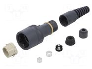 Connector: fiber optic; PIN: 2; multi mode duplex (MM); bayonet BULGIN