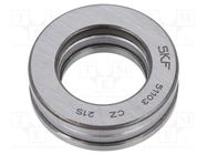 Bearing: ball; thrust single direction; Øint: 17mm; Øout: 30mm SKF