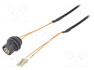 Fiber patch cord; PIN: 2; multi mode duplex (MM); bayonet; LC BULGIN