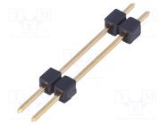 Connector: pin strips; pin header; male; PIN: 2; straight; 2.54mm FISCHER ELEKTRONIK