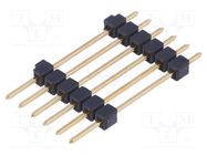 Connector: pin strips; pin header; male; PIN: 6; straight; 2.54mm FISCHER ELEKTRONIK