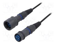 Fiber patch cord; PIN: 2; single mode duplex (SM); bayonet; LC BULGIN