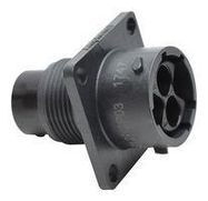 CIRCULAR CONNECTOR, RCPT, 4POS, FLANGE