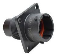 CIRCULAR CONNECTOR, RCPT, 8POS, FLANGE