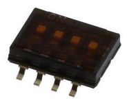 DIP SW, SPST, 0.025A, 24VDC, SMD