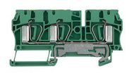 DIN RAIL TERMINAL BLOCK, 3POS, 10AWG