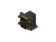 STACKED D-SUB CONN, R/A PLUG, 9P, 2PORT