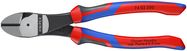 KNIPEX 74 02 200 High Leverage Diagonal Cutter with comfort handles black atramentized 200 mm