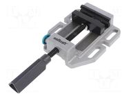 Machine vice; Jaws width: 85mm; Jaws opening max: 80mm; aluminium WOLFCRAFT