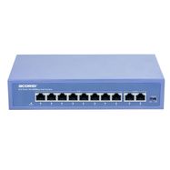 10 port switch Acorid CS1110P (8 PoE, 2 Uplink, gigabit 20 Gbps)