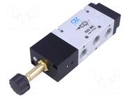 Electromagnetic valve; 2.5÷10bar; 5/2 monostable; Thread: G 1/4" PNEUMAT
