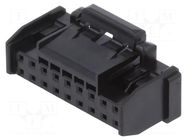 Connector: wire-board; plug; female; PIN: 18; DF51K; 2A; 250V; 2mm HIROSE
