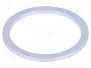 Gasket; aluminium; Thk: 2mm; Øint: 33mm; Øout: 39mm; DIN 7603 ELESA+GANTER