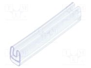 Markers; Marking: empty; 2÷4mm; PVC; transparent; -40÷80°C; leaded 