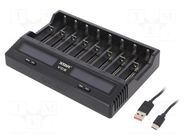Charger: for rechargeable batteries; Li-Ion,Ni-Cd,Ni-MH XTAR