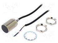 Sensor: inductive; OUT: NPN / NO; 0÷22mm; 10÷30VDC; M30; 2m; IP67 OMRON