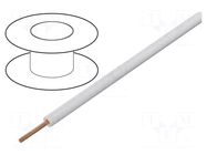 Wire; HookUp Wire; stranded; Cu; 16AWG; Insulation: PA,PVC; white ALPHA WIRE