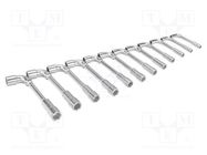 Wrenches set; L-type,socket spanner; 12pcs. BAHCO