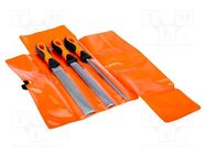 Kit: files; half planisher,rasp; wood; 200mm; Cut: 2; bag; 3pcs. 