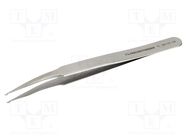 Tweezers; 120mm; SMD; Type of tweezers: straight 