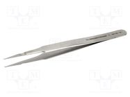 Tweezers; 120mm; SMD; Type of tweezers: straight 